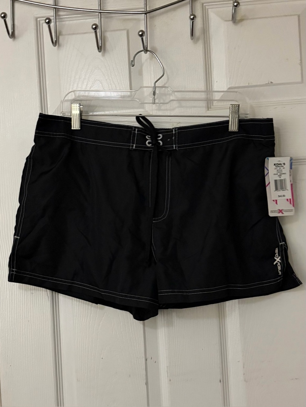 Zero Posur Black Women's Swim Shorts Sz 16